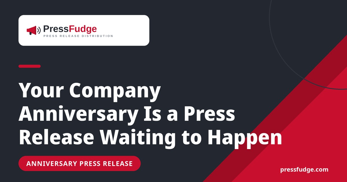 Anniversary press release PressFudge blog cover